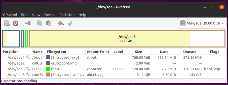 Gparted Partitioner