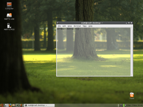 SimplyStunningLinuxDesktop?action=AttachFile&do=get&target=MattsDesktop.png