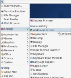 AddditionalDriversXfce.png